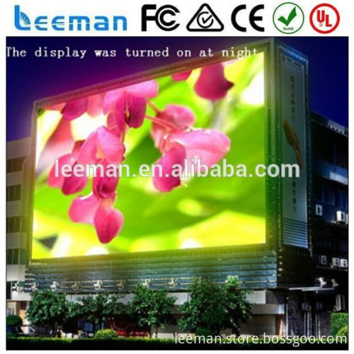 Leeman full color RGB DIP P6 P8 P10 P12 P16 P10 led outdoor led display panel manufacturer advertising display P10 P8 DIP RGB